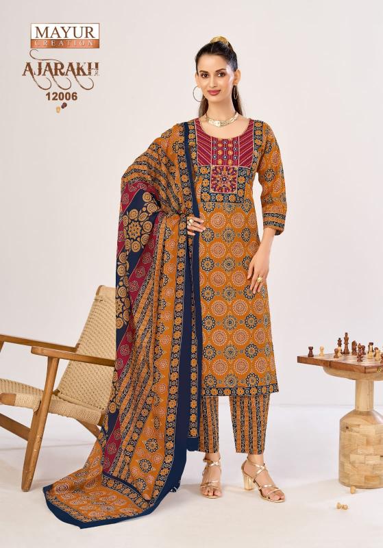 Mayur ajarakh vol 12 designer kurti wholesalers in delhi